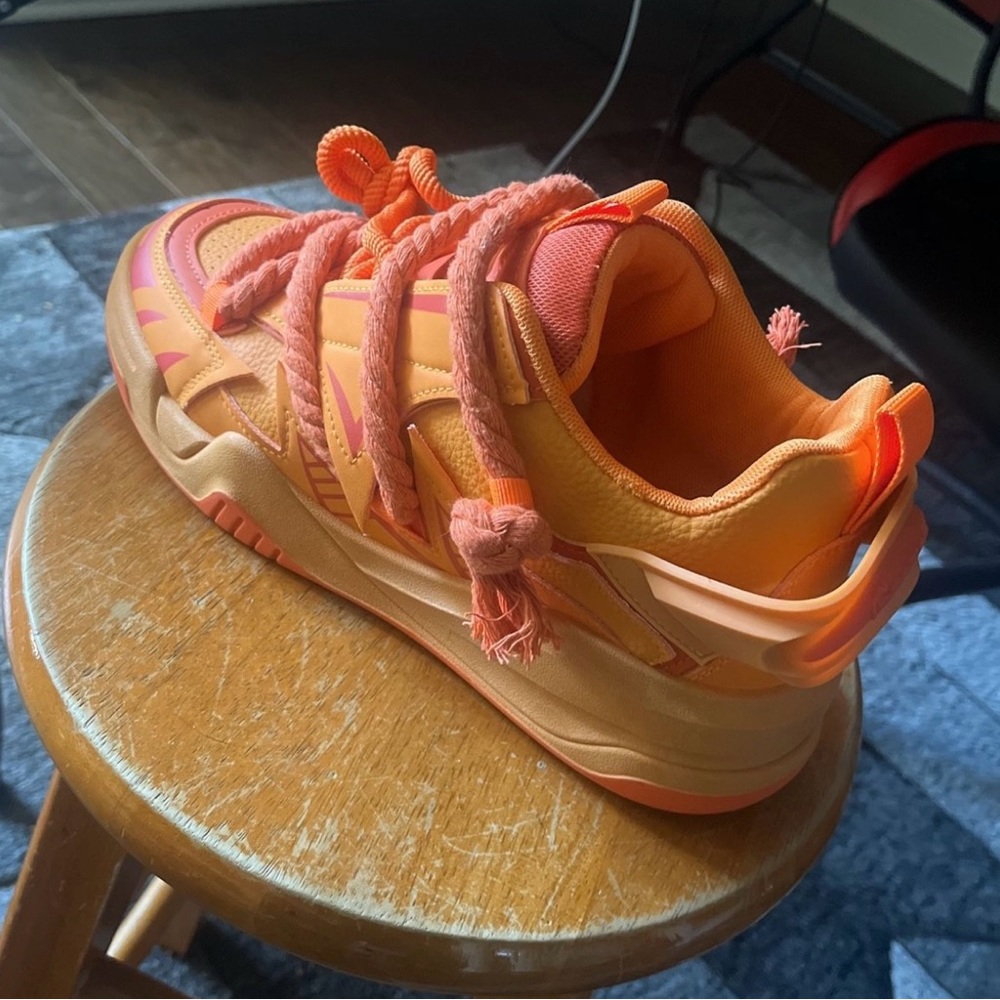 Trendy Men Shoes Orange